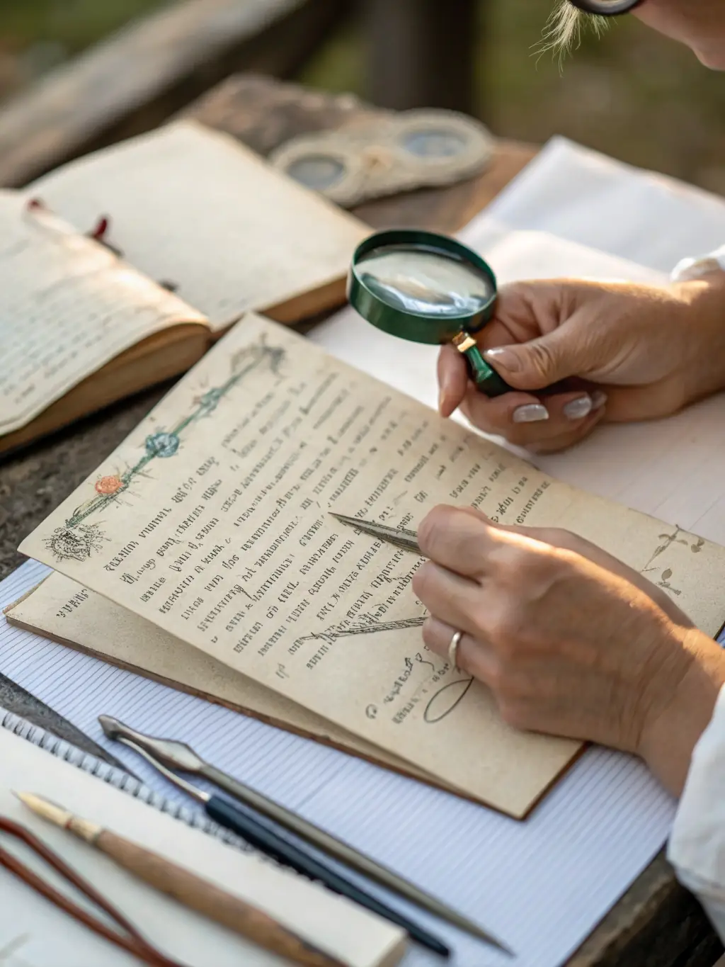 Archival footage and documents related to the history of firefighters in Menetou-Salon, illustrating the organization's research and documentation efforts.